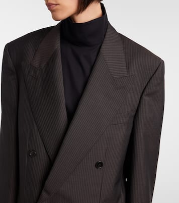 Pinstripe wool and mohair blazer | Gucci