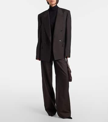 Pinstripe wool and mohair blazer | Gucci