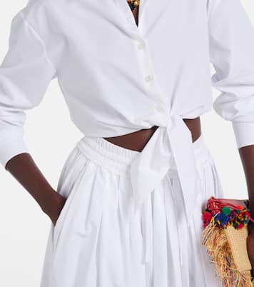 Cropped cotton poplin shirt | Dolce&Gabbana
