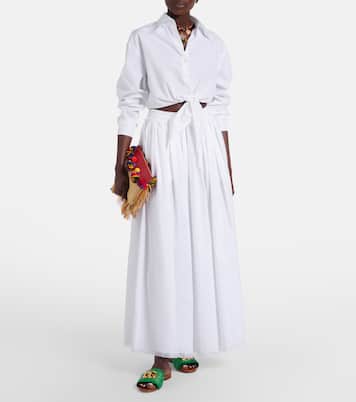 Cropped cotton poplin shirt | Dolce&Gabbana
