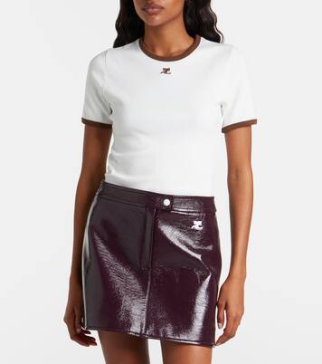 T-Shirt aus Baumwoll-Jersey | Courrèges