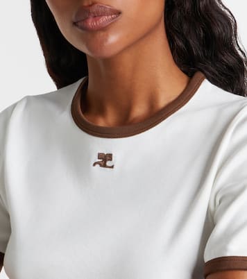 T-Shirt aus Baumwoll-Jersey | Courrèges