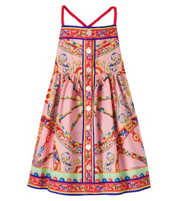 Printed cotton dress | Dolce&Gabbana Kids