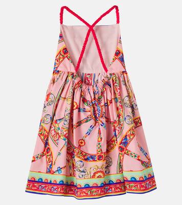 Printed cotton dress | Dolce&Gabbana Kids