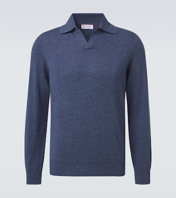 Cashmere polo sweater | Brunello Cucinelli