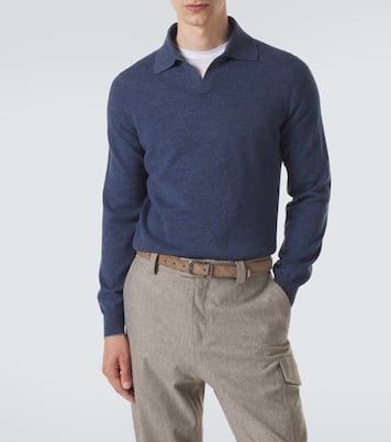 Cashmere polo sweater | Brunello Cucinelli