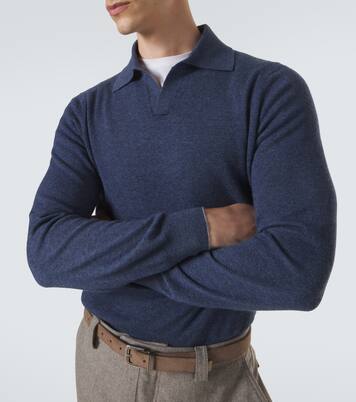 Cashmere polo sweater | Brunello Cucinelli