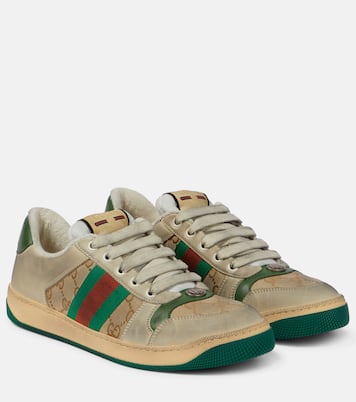 Screener leather sneakers | Gucci