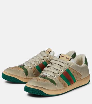 Screener leather sneakers | Gucci