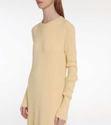 Maxikleid mit Merinowollanteil | Jil Sander