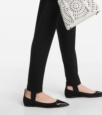 High-rise stirrup wool pants | Alaïa