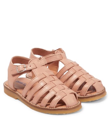 Braided leather sandals | Petit Nord