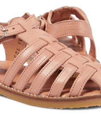 Braided leather sandals | Petit Nord