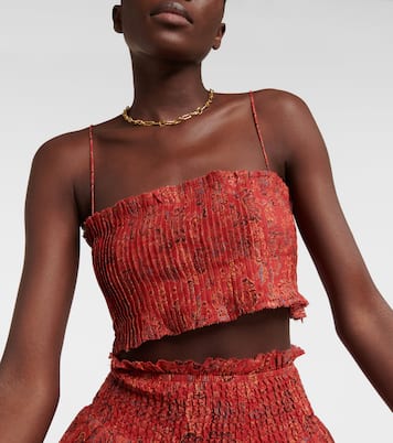 Cropped-Top Allegra aus Ramie | SIR