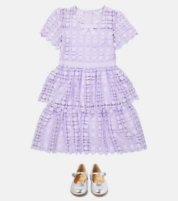 Petal lace dress | Self-Portrait Kids