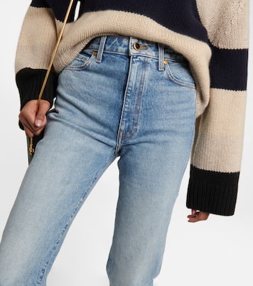 Danielle high-rise straight jeans | Khaite