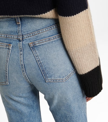 Danielle high-rise straight jeans | Khaite