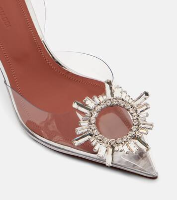 Begum embellished PVC slingback pumps | Amina Muaddi