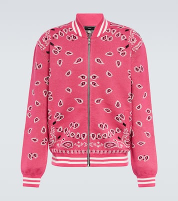 Bandana jacquard cotton bomber jacket | Alanui