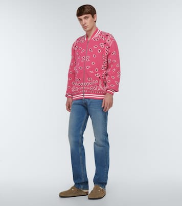 Bandana jacquard cotton bomber jacket | Alanui