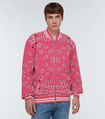 Bandana jacquard cotton bomber jacket | Alanui