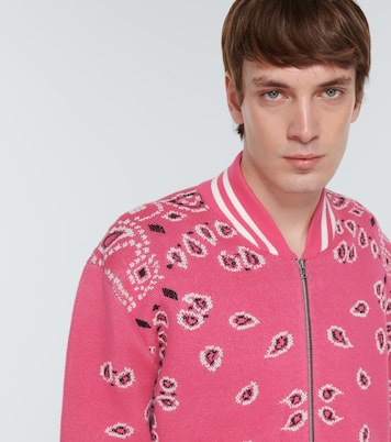 Bandana jacquard cotton bomber jacket | Alanui