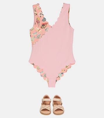 Canyon Point scalloped swimsuit | Marysia Bumby