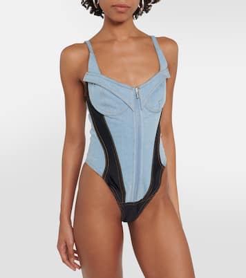 Body aus Denim | Mugler