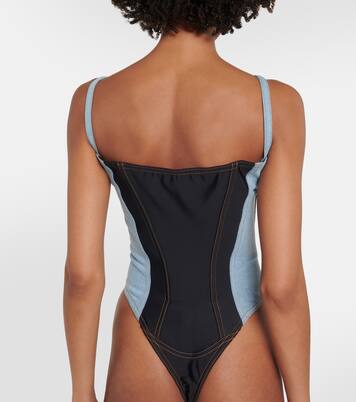 Body aus Denim | Mugler