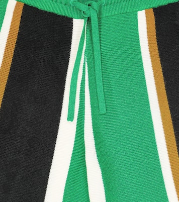 Striped wool and cashmere shorts | Burberry Kids