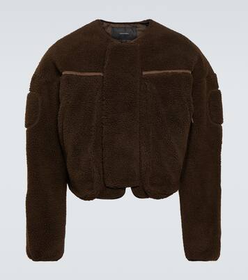 Cropped fleece jacket | Entire Studios