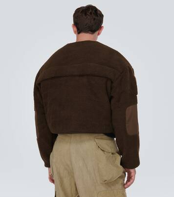 Cropped fleece jacket | Entire Studios