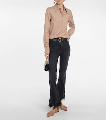 Hedera leather ballet flats | Jimmy Choo