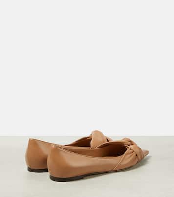 Hedera leather ballet flats | Jimmy Choo