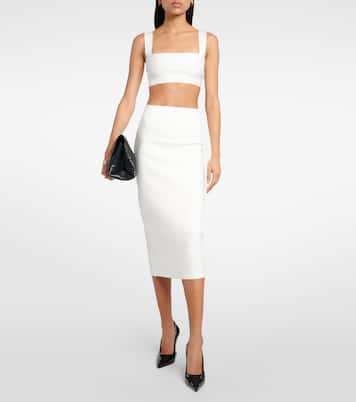 Cropped-Top Body aus Strick | Victoria Beckham