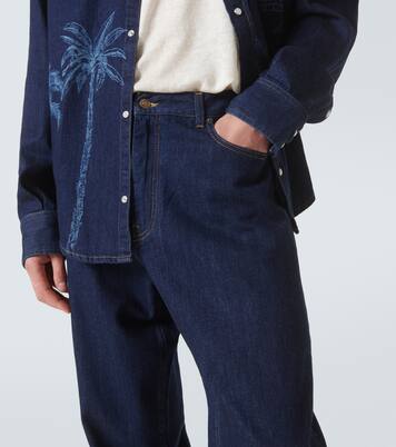Jungle printed straight jeans | Alanui