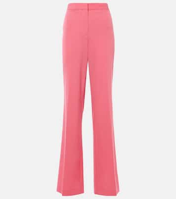 High-Rise-Schlaghose Iconic aus einem Wollgemisch | Stella McCartney