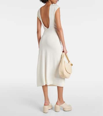 Virgin wool wrap dress | Jil Sander