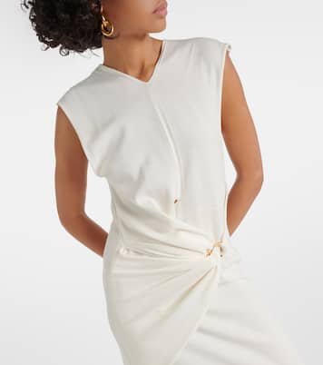 Virgin wool wrap dress | Jil Sander