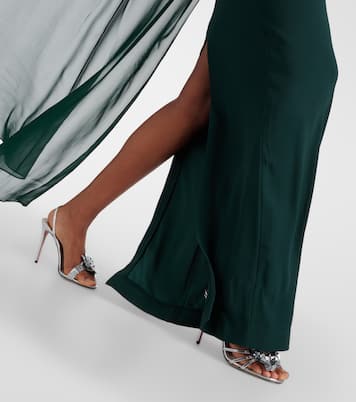 Robe longue en crêpe de satin | Roland Mouret