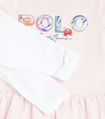 Baby logo cotton T-shirt and leggings set | Polo Ralph Lauren Kids