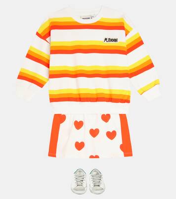 Sudadera de jersey de algodón a rayas | Mini Rodini