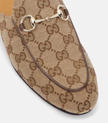 Mules Princetown en toile GG | Gucci