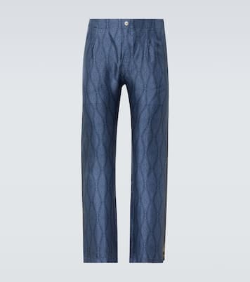 Gerade Hose aus Seide | Etro