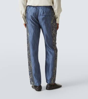 Gerade Hose aus Seide | Etro