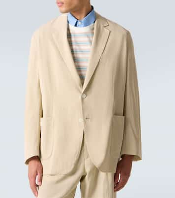 Cotton and wool gabardine blazer | Auralee