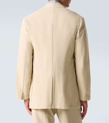 Cotton and wool gabardine blazer | Auralee