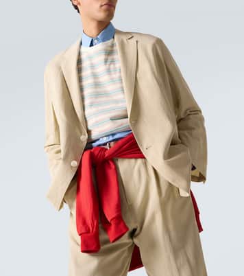Cotton and wool gabardine blazer | Auralee