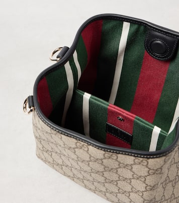 GG Emblem Mini coated canvas tote bag | Gucci