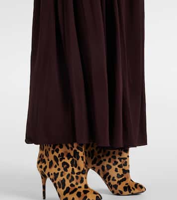 Strapless gathered jersey maxi dress | Alaïa